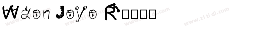 Waon Joyo R字体转换